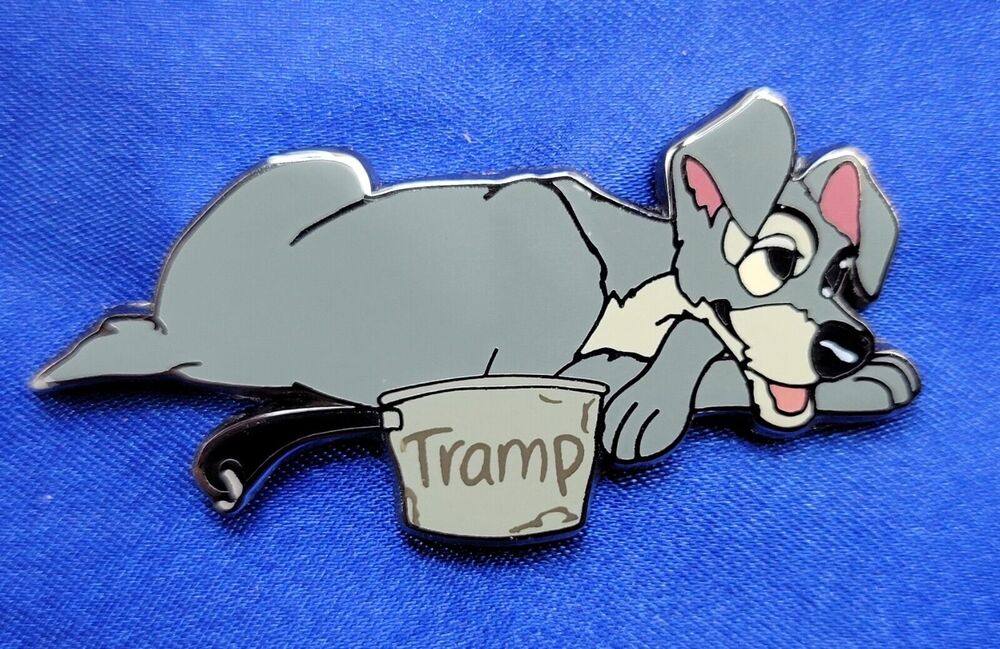 Disney Pins Lady & the Tramp - Disney Catalog Full Body Tramp w/dog dish LE 1000